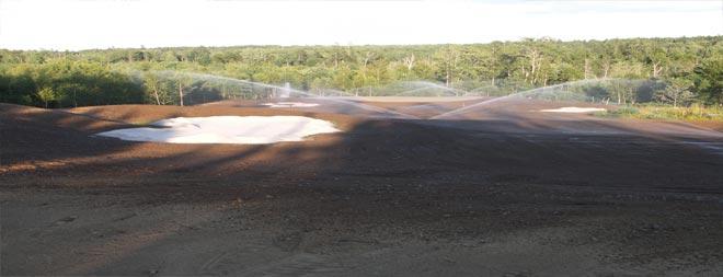 Golf course fine grading