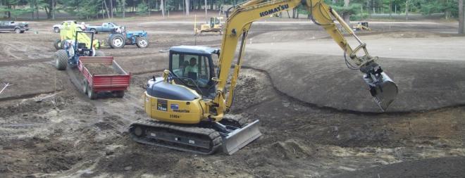 Meadow Brook Golf Club Golf course bunker shaping