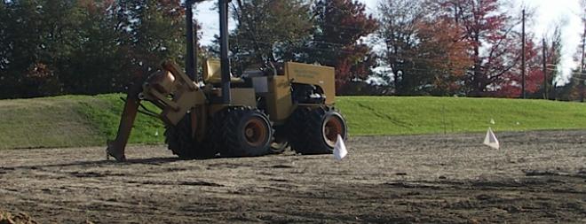 Irrigation expansion Trenchless plow