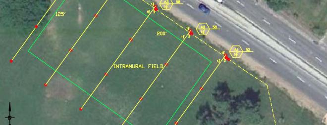 Bates College - Intramural field irrigation system design Athletic field irrigation design